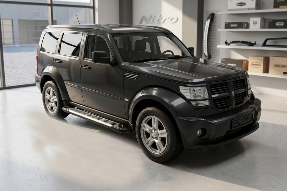 Dodge Nitro 2006–2011 Side steps Line (2 stuks, aluminium) Image
