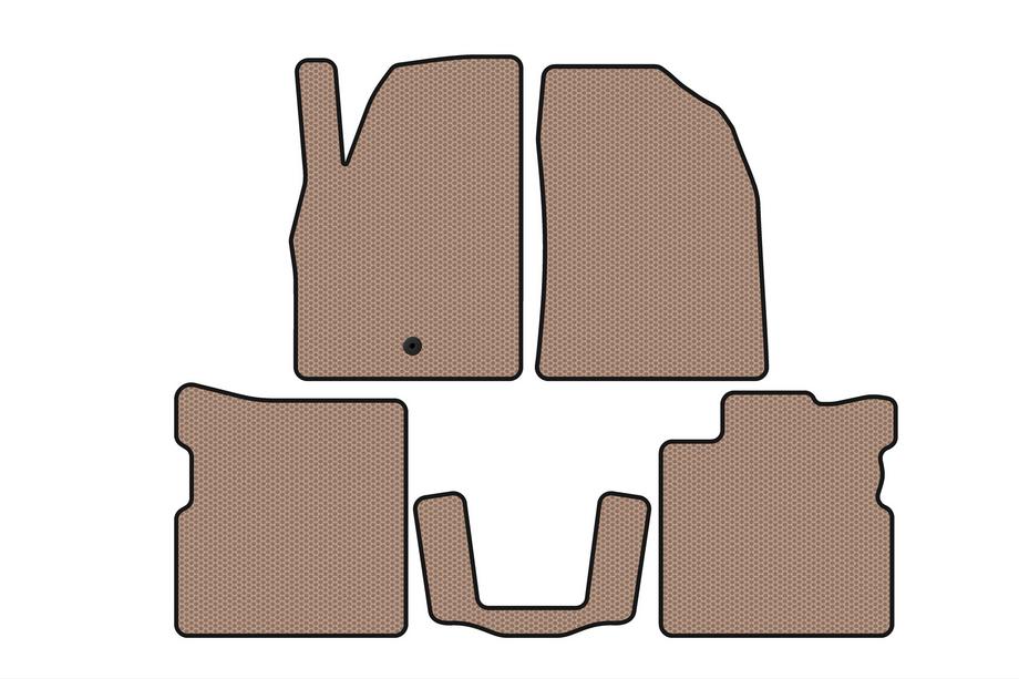 Chevrolet HHR 2005–2011 Rubberen automatten Carsuit (Beige) Image
