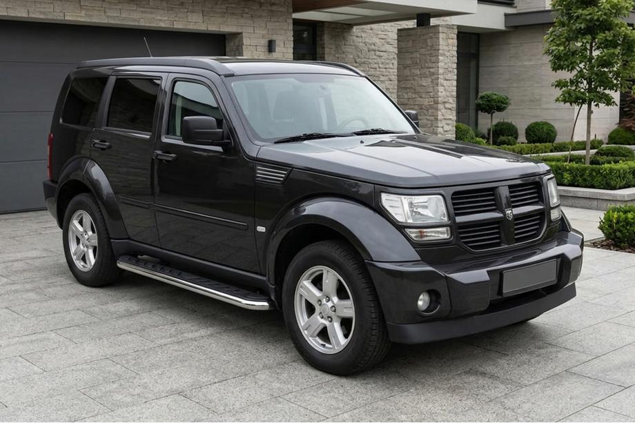 Dodge Nitro 2006–2011 Maydos V1 zijtreden (set 2 stuks, aluminium + RVS) Image