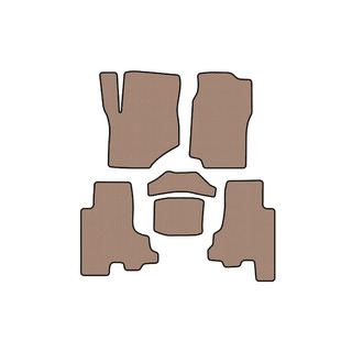 Rubberen automatten Carsuit (Beige)