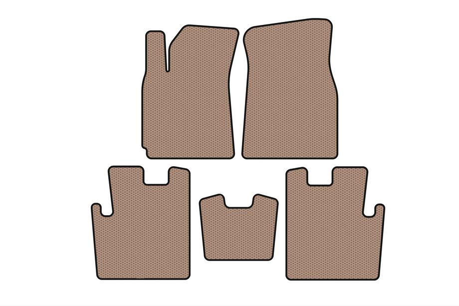 Chery Tiggo 1 2005–2016 Carsuit rubberen automatten voor het interieur (2009-2013, beige) Image