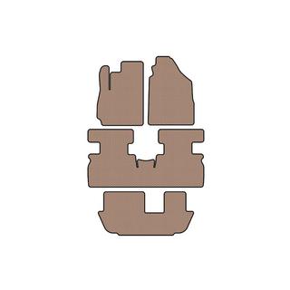 Carsuit rubberen automatten voor het interieur (3 rijen, beige) foto 1