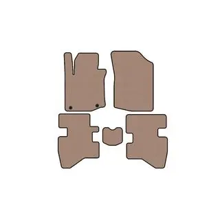 Rubberen automatten Carsuit (HB, beige) foto 1