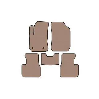 Rubberen automatten Carsuit (Beige) foto 1