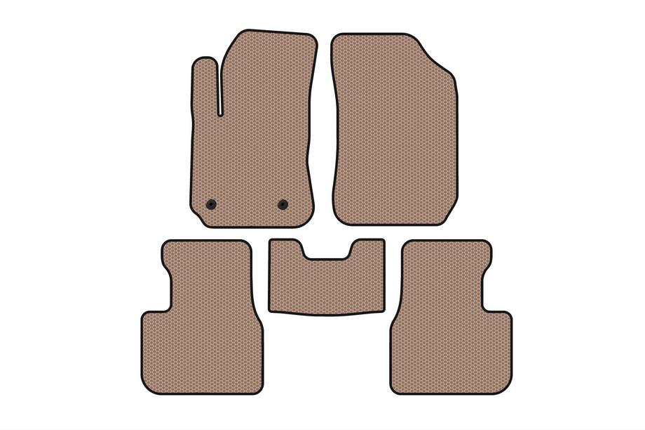 Citroen Cactus 2014–2020 Rubberen automatten Carsuit (Beige) Image