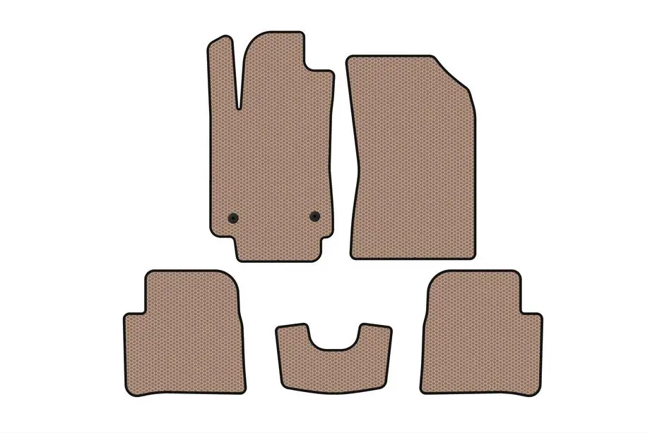 Citroen C-3 2016–2023 Rubberen automatten Carsuit (HB, beige) Image