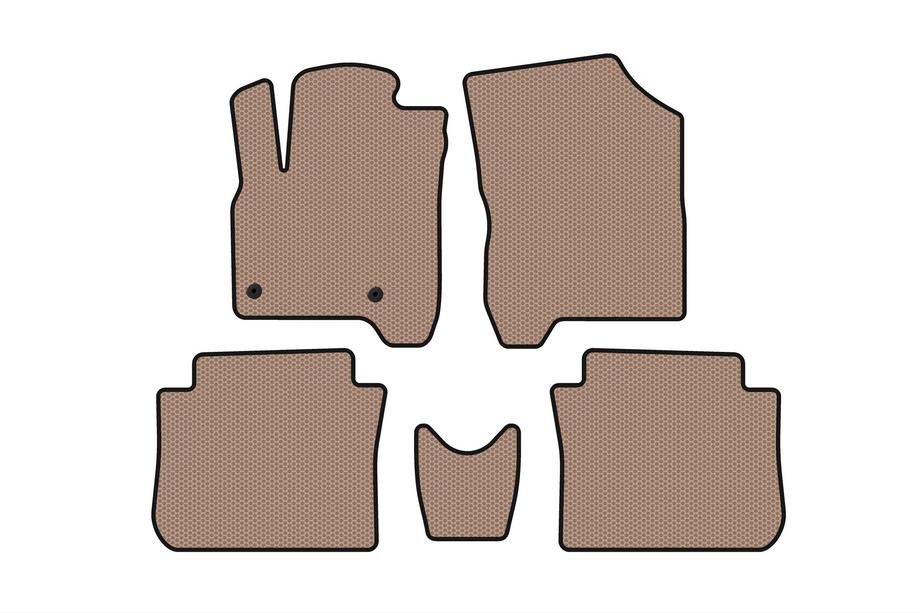 Citroen C-3 Picasso 2010–2017 Rubberen automatten Carsuit (Beige) Image