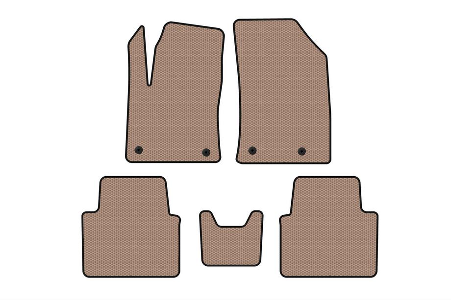 Citroen C-3 Aircross 2017–2024 Rubberen automatten Carsuit (Beige) Image
