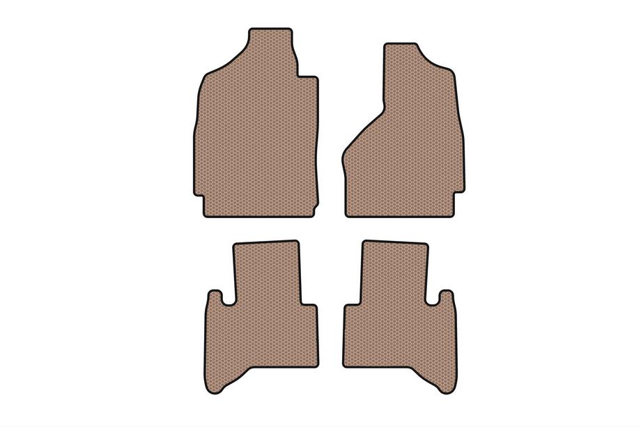 Dodge RAM (DR/DH/D1/DC/DM) 2002–2009 Rubberen automatten Carsuit (2002-2009, beige) Image