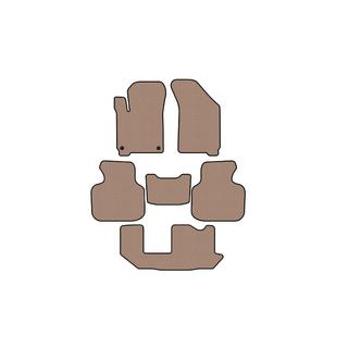 Rubberen automatten Carsuit (2011-2020, 3 rijen, 7-zits, beige) foto 1