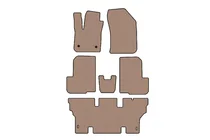 Dacia Lodgy 2012–2022 Rubberen automatten Carsuit (3 rijen, 7-zits, beige) foto 1