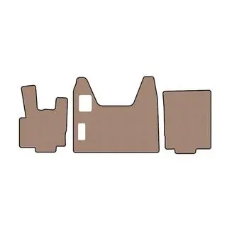 Rubberen automatten Carsuit (Beige) foto 1