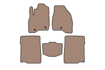 Ford Explorer 2011–2019 Rubberen automatten Carsuit (2017-2019, 2e rij, 7-zits, beige) foto 1