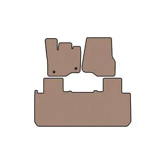 Rubberen automatten Carsuit (Beige) foto 1