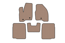 Ford Explorer 2011–2019 Rubberen automatten Carsuit (2 rijen, 2011-2015, beige) foto 1