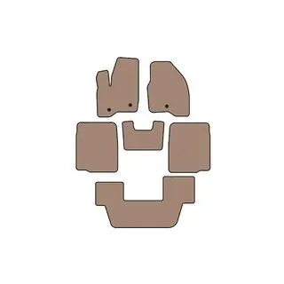 Carsuit rubberen automatten (3 rijen, 2011-2015, beige) foto 1