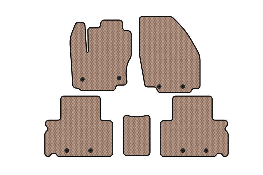 Ford S-Max 2007–2014 Rubberen automatten Carsuit (Beige) Image