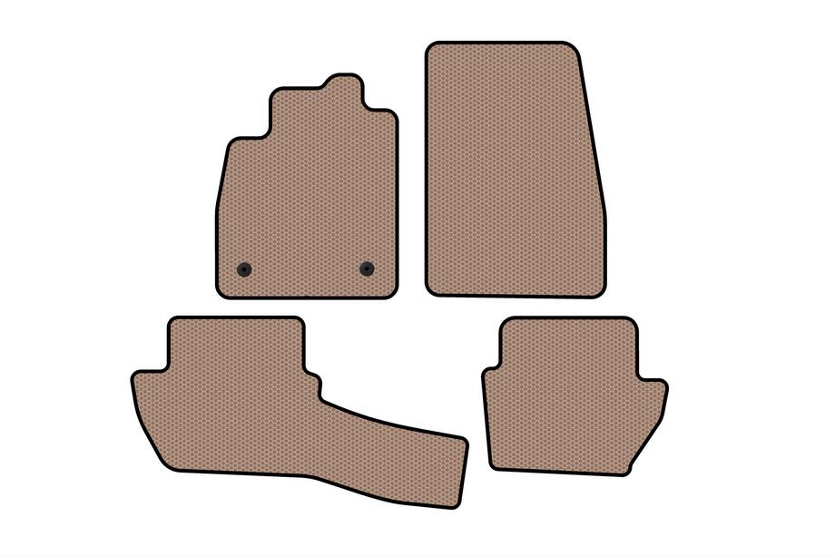 Ford Fiesta 2017– Rubberen automatten Carsuit (Beige) Image