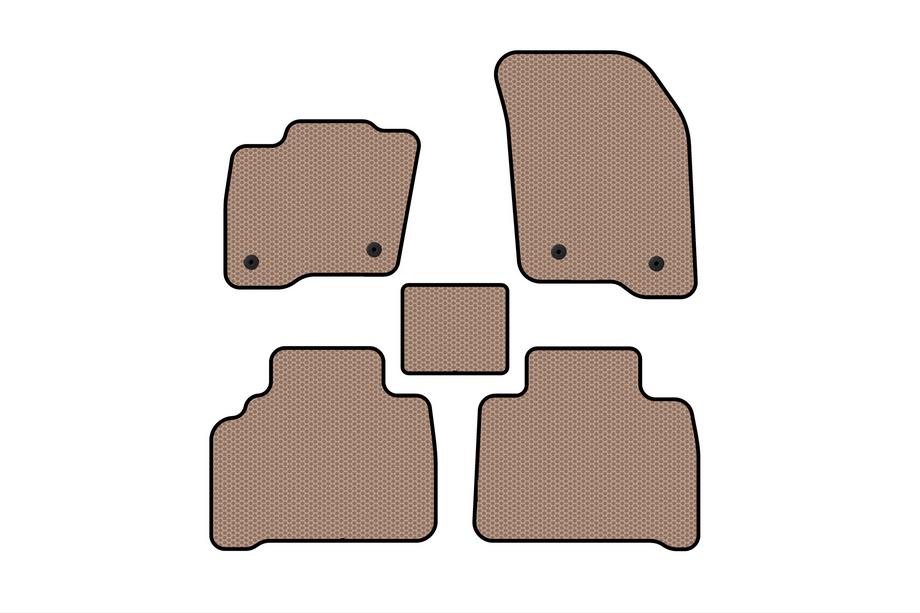 Ford S-Max 2015– Rubberen automatten Carsuit (Beige) Image