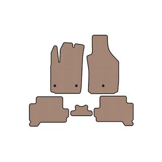Rubberen automatten Carsuit (voor 500, Electric, beige) foto 1
