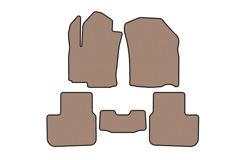 Fiat Sedici 2006–2014 Rubberen automatten Carsuit (HB, beige) Image