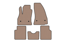 Fiat 500/500L 2013–2022 Carsuit rubberen vloermatten voor het interieur (voor 500L, beige) foto 1