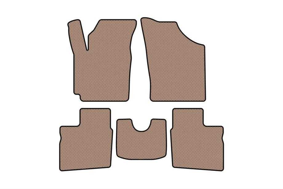 Geely CK-1 2005–2008 Rubberen vloermatten Carsuit (2005-2009, SD, beige) Image