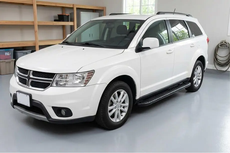Dodge Journey 2008–2020 Bosphorus Black side steps (2 stuks, aluminium) Image