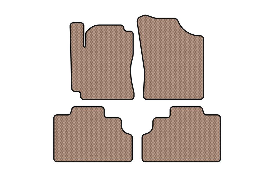Geely CK-2 2008–2016 Rubberen automatten Carsuit (SD, beige) Foto 1