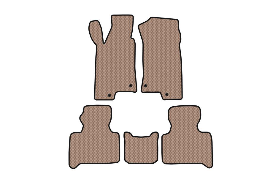 Hummer H3 2005–2010 Rubberen automatten Carsuit (Beige) Foto 1