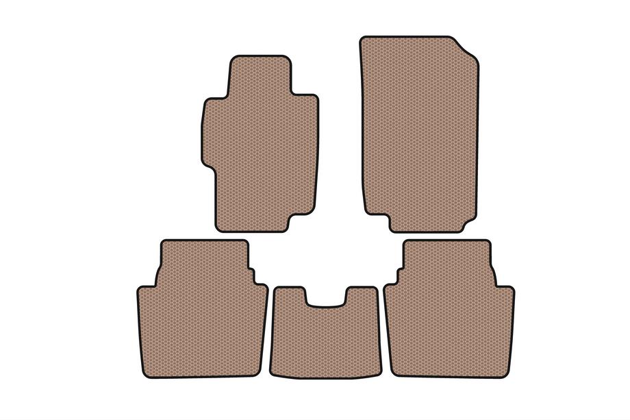 Honda Accord VII 2002–2007 Rubberen automatten Carsuit (SD, beige) Foto 1