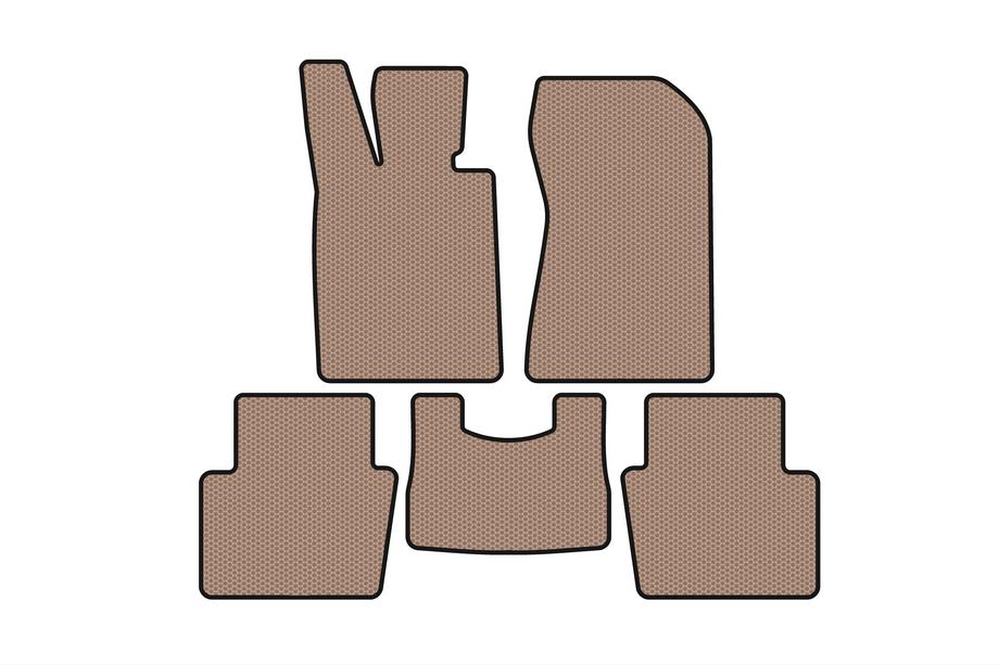 Honda Legend 2004–2012 Rubberen automatten Carsuit (Beige) Foto 1