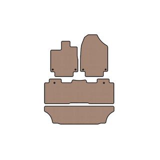 Carsuit rubberen automatten voor het interieur (3 rijen, beige) foto 1