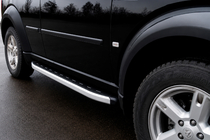 Dodge Nitro 2006–2011 Fullmond side steps (2 stuks, aluminium) foto 1