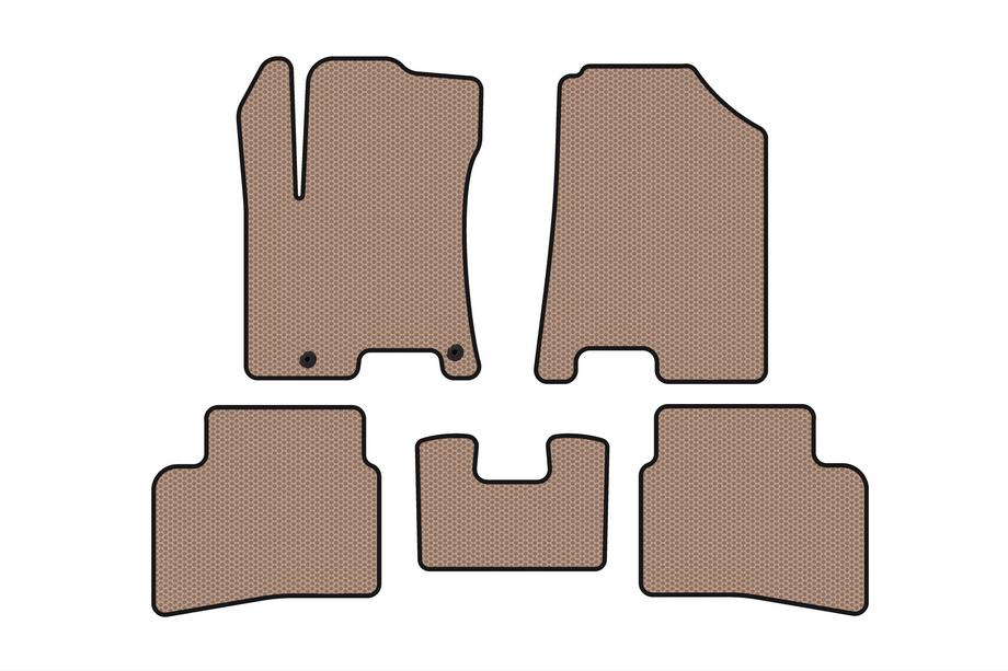 Hyundai Venue 2019– Rubberen automatten Carsuit (Beige) Foto 1