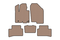 Hyundai Tucson NX4 2021– Rubberen automatten Carsuit (Beige) foto 1