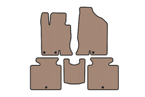 Hyundai Grandeur 2011–2017 Rubberen automatten Carsuit (SD, benzine, beige) foto 1