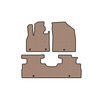 Rubberen automatten Carsuit (2 rijen, 7-zits, beige) foto 1