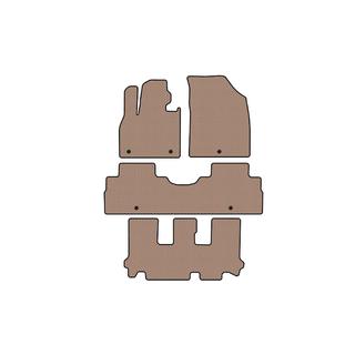 Rubberen automatten Carsuit (3 rijen, 8-zits, beige) foto 1