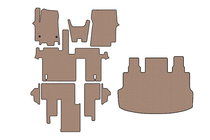 Hyundai Staria 2021– Rubberen automatten Carsuit (complete set voor interieur, 1+1,5/9-zits, beige) foto 1