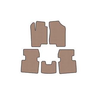 Rubberen automatten Carsuit (Beige) Hyundai Sonata NF 2004–2009 foto 1