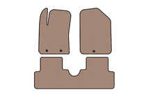 Hyundai I-10 2014–2017 Rubberen automatten Carsuit (HB, beige) foto 1