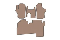 Hyundai H200, H1, Starex 1998–2007 Rubbermatten Carsuit (2004-2007, 2 rijen, 8-zits, beige) foto 1