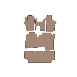 Rubberen automatten Carsuit (2004-2007, 3 rijen, 8-persoons, beige) Hyundai H200, H1, Starex 1998–2007 foto 1