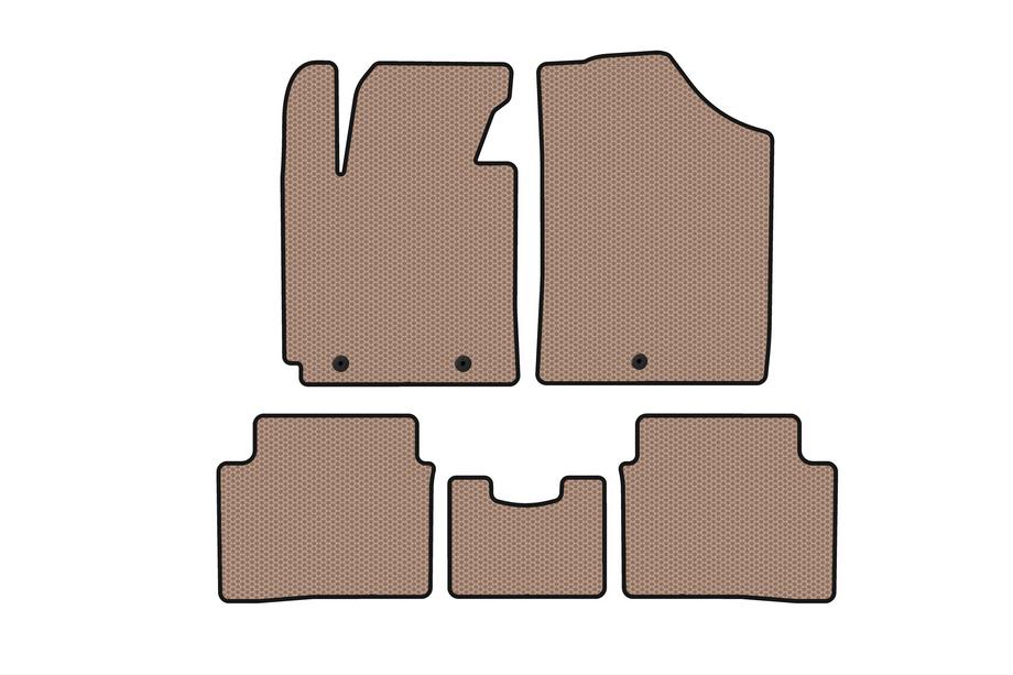 Hyundai Veloster 2011–2017 Rubberen automatten Carsuit (Beige) Image
