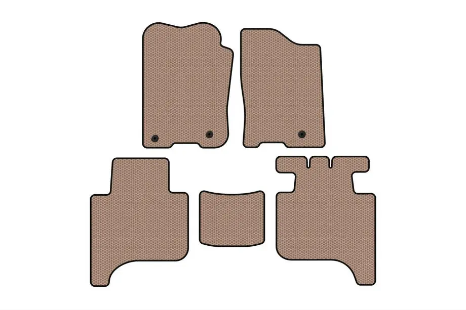 Infiniti QX56 2004–2010 Rubberen automatten Carsuit (2 rijen, 2004-2008, beige) Image