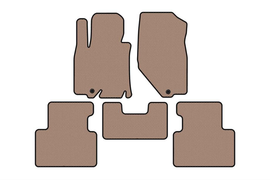 Infiniti QX50 2013–2017 Rubberen automatten Carsuit (Beige) Image