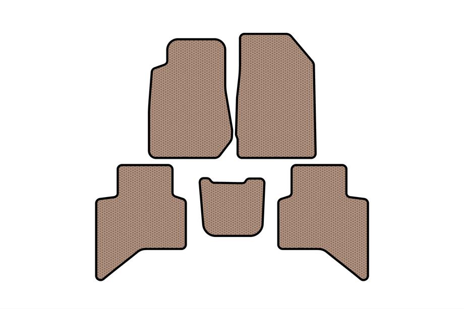 Isuzu D-Max 2019– Rubberen automatten Carsuit (Beige) Image