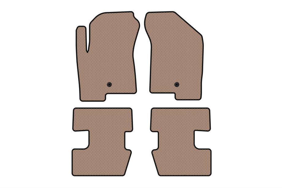 Jeep Compass 2006–2016 Rubberen automatten Carsuit (2011-2016, beige) Image