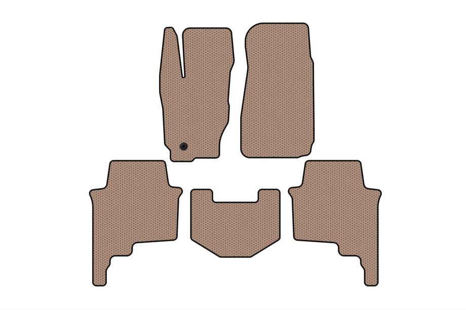Jeep Commander 2005–2010 Rubberen automatten Carsuit (Beige) Image